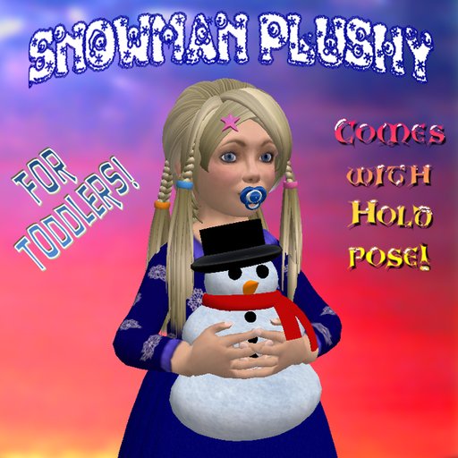 *Timeless Toddler* Snowman Plushy!