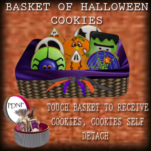 PDN: BASKET OF HALLOWEEN COOKIES BOX