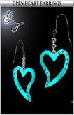 ::G&T:: Open Heart Earrings (A)