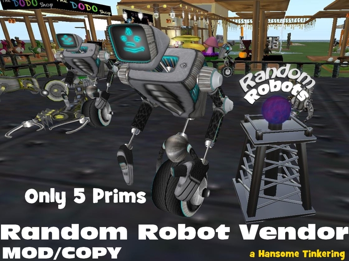 Random Robots Vendor for Buildables