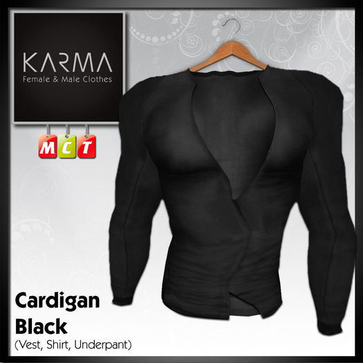Karma - Cardigan Noir