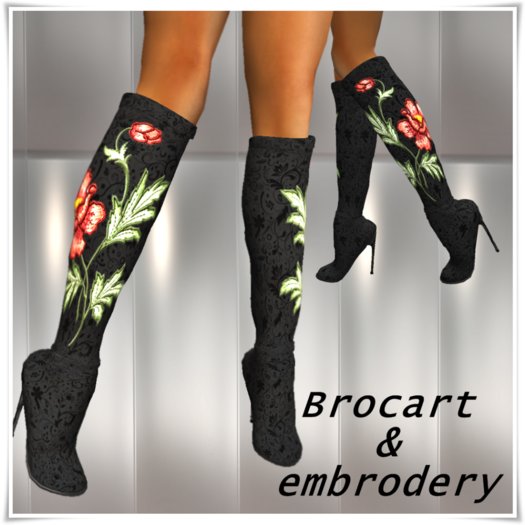 BLACK POPPY BOOTS