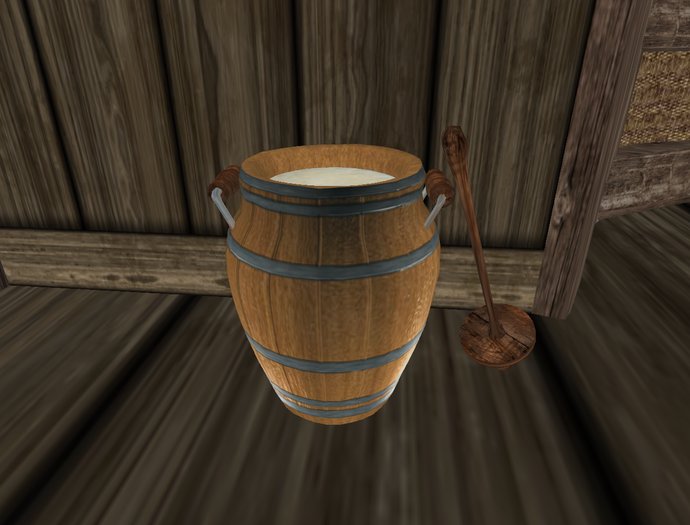 (SD)kitchen garden butter churn