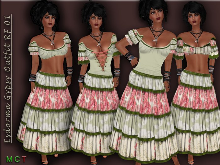EsDoRMa - Long Skirt Gypsy Outfit RF 01 Copy/Mod