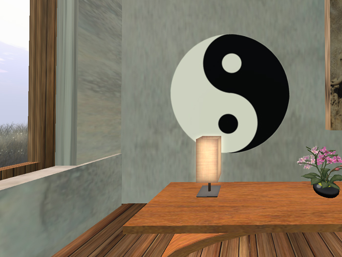 Yin Yang wall Decal or sign.