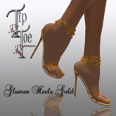TIPTOE Glamor Heels Gold -- Ideal for Weddings