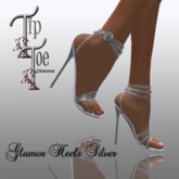 TIPTOE Glamor Heels Silver -- Ideal for Weddings