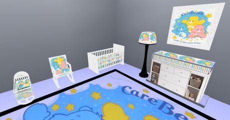 Second Life Marketplace Care Bears Nursery Room Care Bears Nursery Room