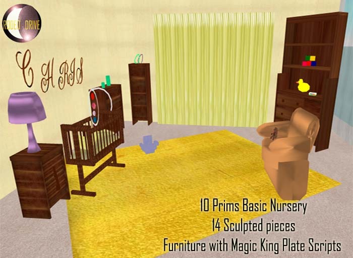 Nursery Sculpted- 4 All viewers compatible- Magic Script included