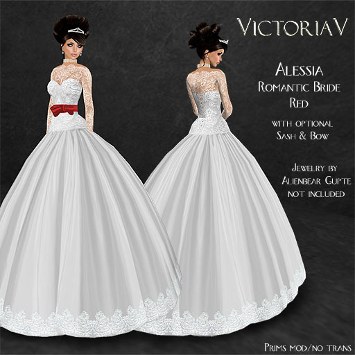 VictoriaV - Alessia Romantic Bride Red