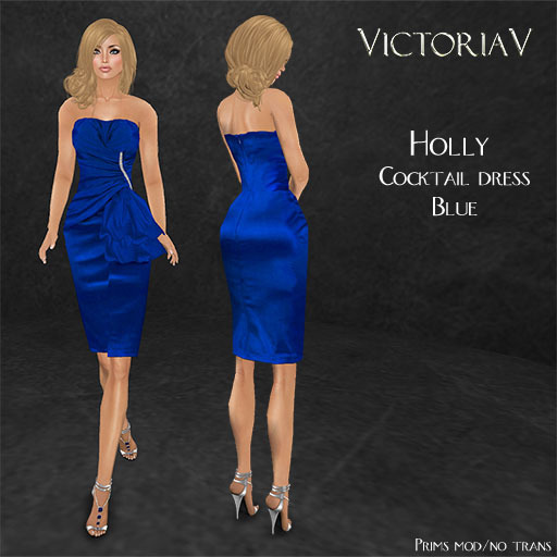VictoriaV - Holly Cocktaildress Blue