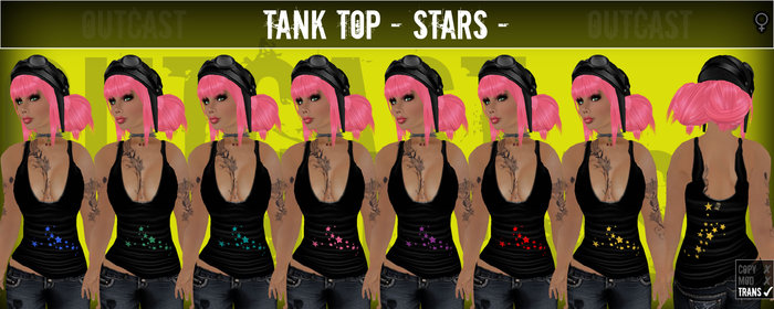 **OC** TankTop Stars -Blackpack-
