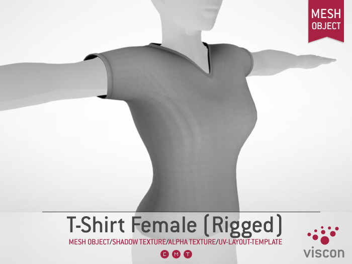 Viscon* Mesh Shirt Female (Rigged)