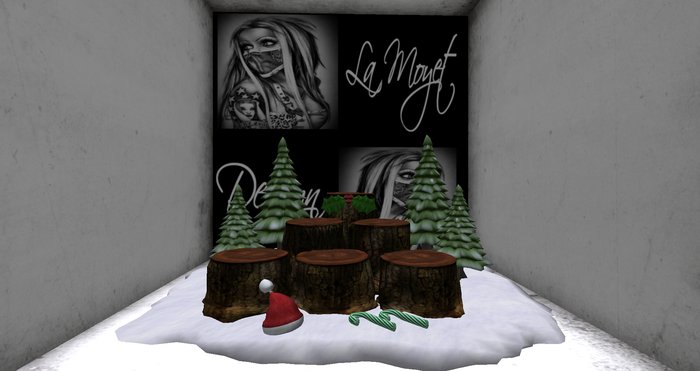 ~LM~Meeroo Sale Place"Green Candy Cane"