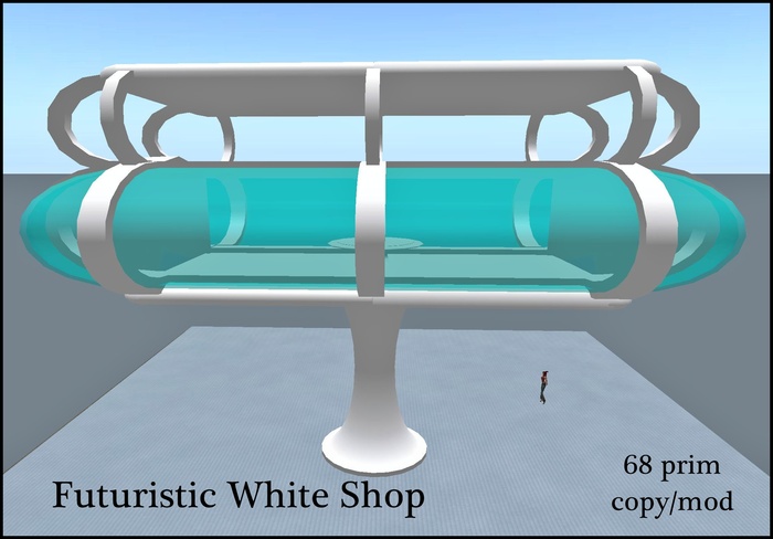 Futuristic White Shop