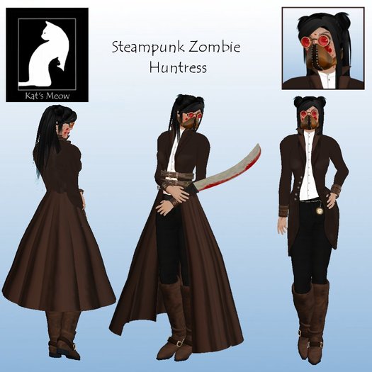 KM Steampunk Zombie Huntress