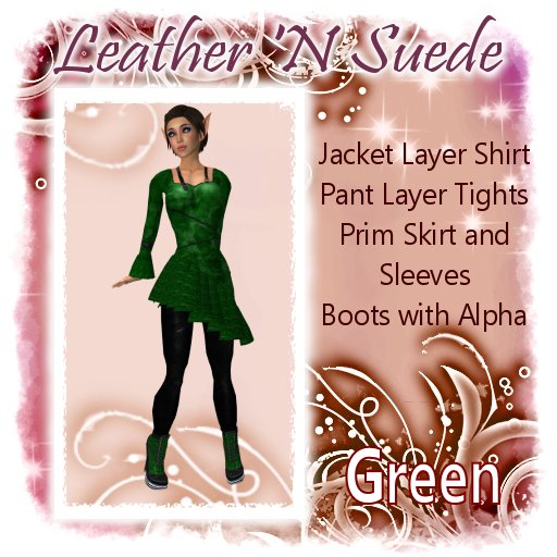 Leather 'N Suede - Green