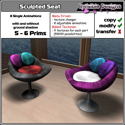 Invisible Designs - Sculpted Seat