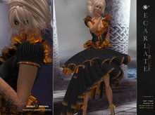 Ecarlate - Mandy - Brown * Dress Gown Formal * Robe