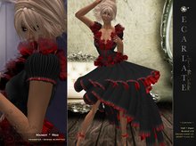 Ecarlate - Mandy - Red * Dress Gown Formal * Robe