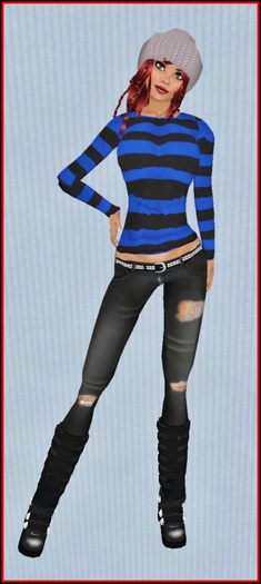 PROZAK BLUE LONGJOHN OUTFIT