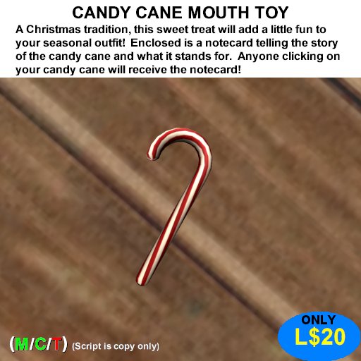 Candy Cane Mouth Toy (Boxed)