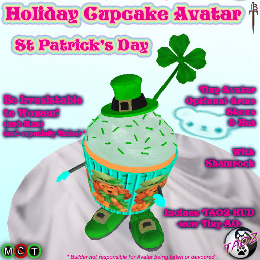 Tiny Cupcake Avatar - St Patrick's