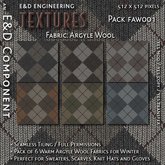 [FAW001] 6 512px Argyle Wool Fabric Textures in Brown Gray Olive Green Orange Blue Sweater Hat Socks by E&D ENGINEERING