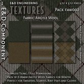 [FAW002] 6 512px Olive Green Gray Yellow Brown Argyle Wool Knit Fabric Textures Sweater Scarf Socks by E&D ENGINEERING