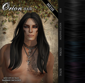 /Wasabi Pills/ Orion MESH Hair - MALE - Blacks Pack - DISCOUNTED