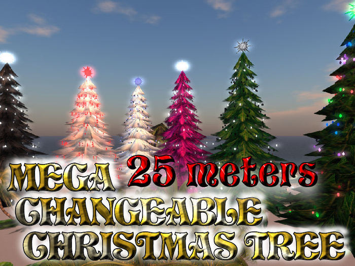 MEGA giant christmas tree 25 Meters