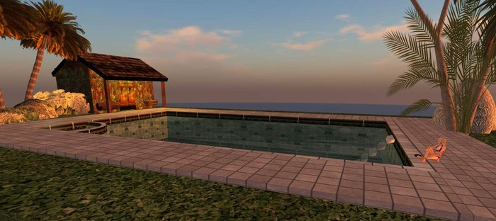 green swimming pool pack