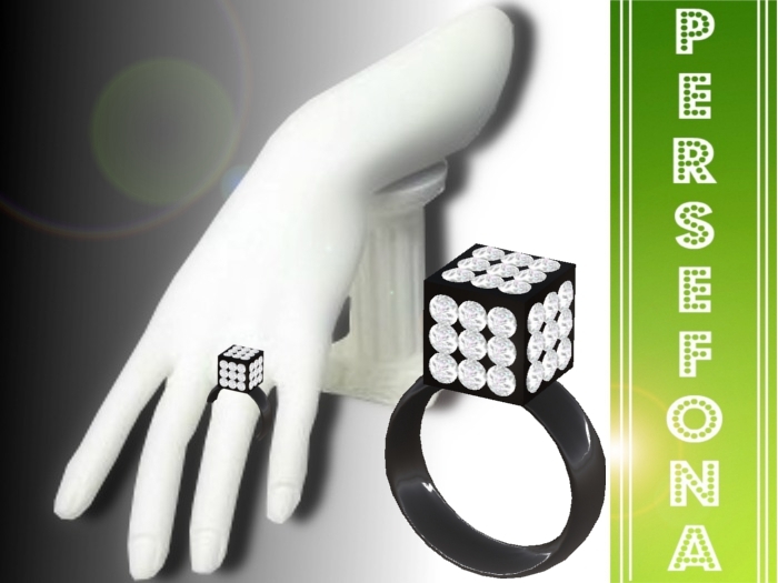 Persefona Fashion Box Black Ring