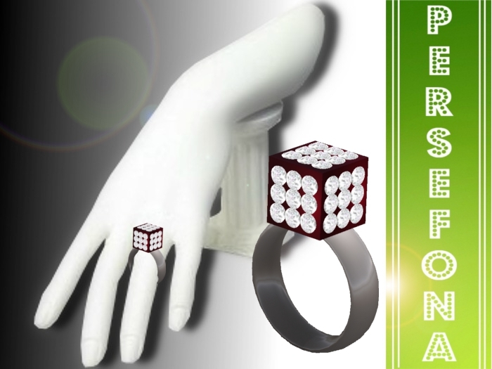 Persefona Fashion Box Red Ring