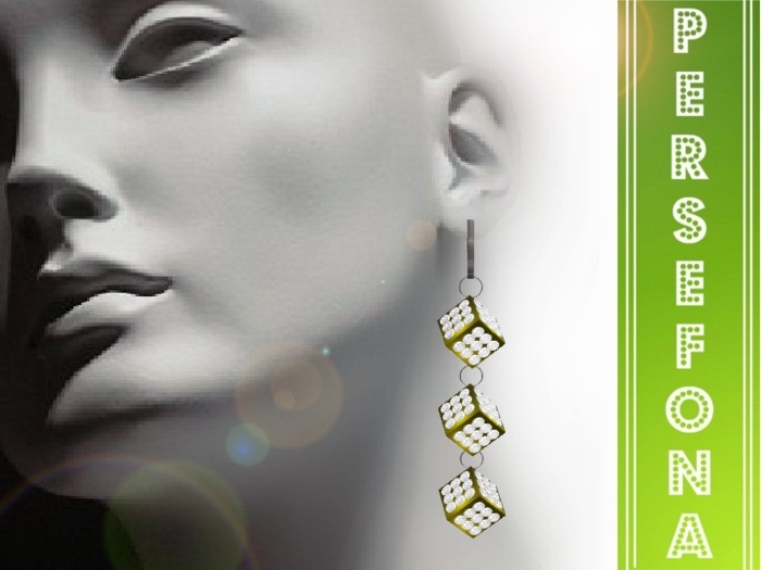 Persefona Fashion Gold Earrings 