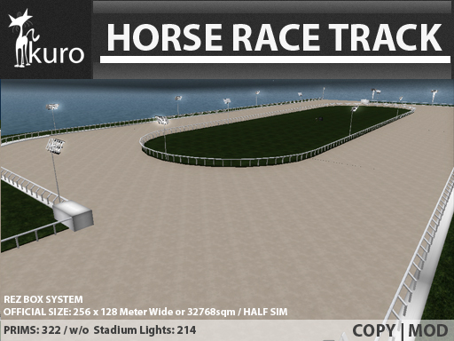 kuro::. Horse Race Track - Trainable / Breedable / Racing horses Building