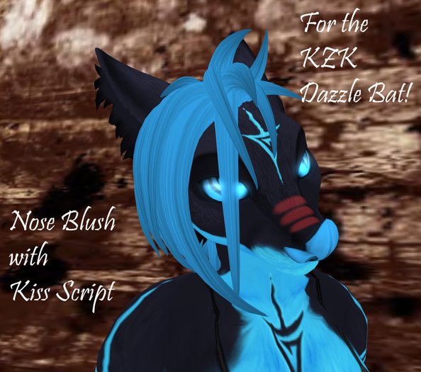 Dazzle bat Blush w/ Nose Kiss