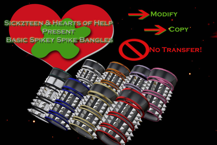 *Sickzteen Bangles Boxed*