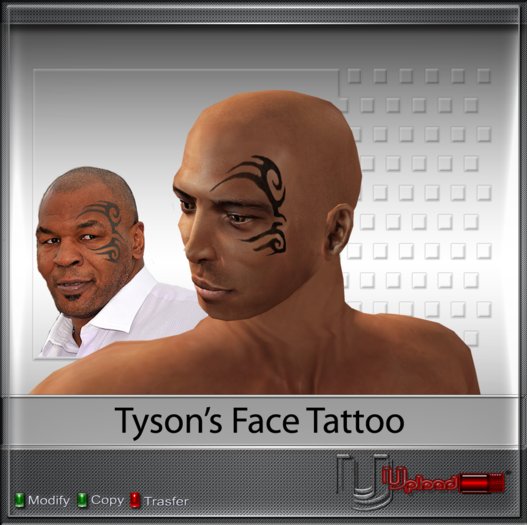 Upload[_]:: - Tyson's Face Tattoo (red)