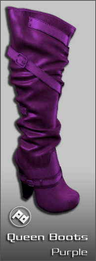 ::Poised:: Queen Boots Purple