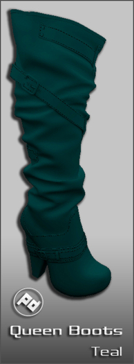 ::Poised:: Queen Boots Teal
