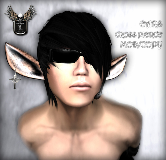 PIXLIGHTS EARS CROSS PIERCE