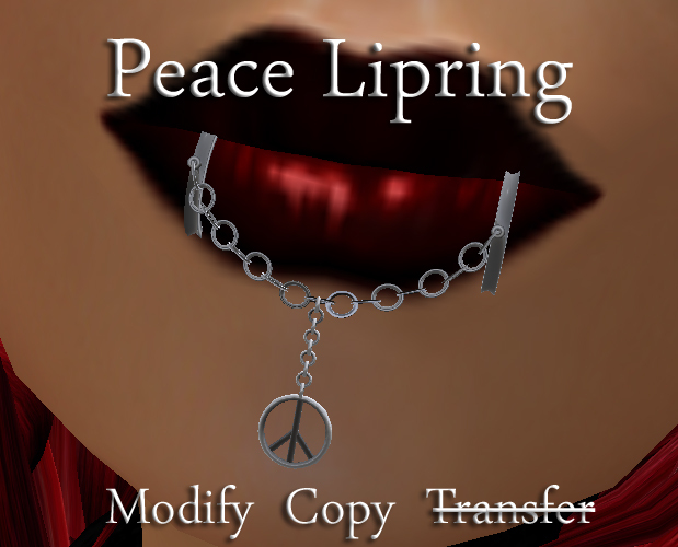 .:harmless INK:. Peace Lipring