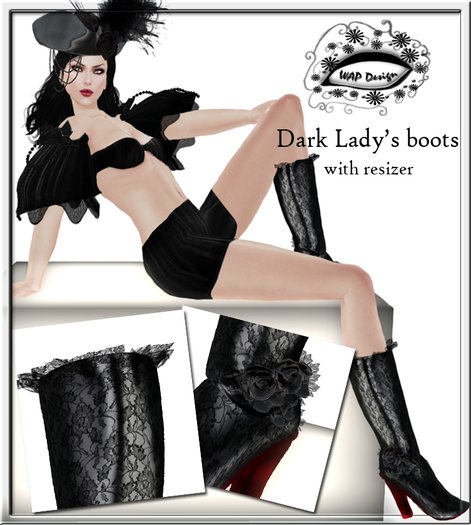 [WAP Design] Dark lady boots