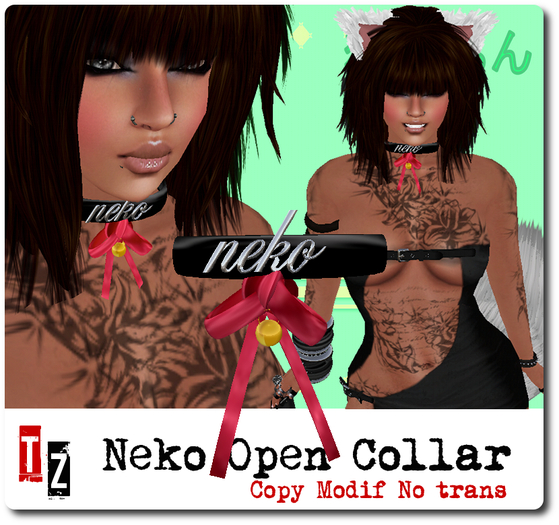 Neko Collar  Scripted *Opencollar* by Torie