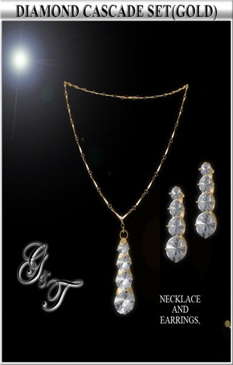 ::G&T:: Diamond Cascade Jewel Set (Gold)*