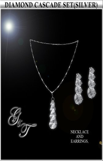 ::G&T:: Diamond Cascade Jewel Set (Silver)*
