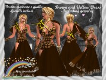 Brown and Yelow Dress  (Vestito marrone e giallo)
