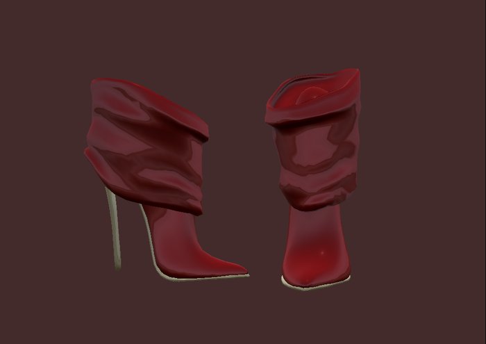 JOLENE SHORT BOOT RED