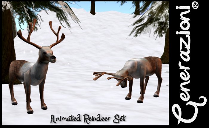 90% off Animated Reindeer Set